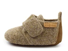 Bisgaard camel hjemmesko med velcro